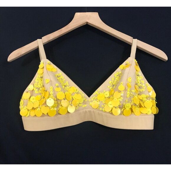 J.Crew Collection Sequin-Embellished Bra Sample - Size 6 - NWOT - Picture 1 of 6